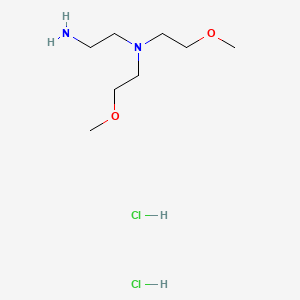molecular formula C8H22Cl2N2O2 B1383343 (2-Aminoethyl)bis(2-methoxyethyl)amine dihydrochloride CAS No. 1803581-56-7