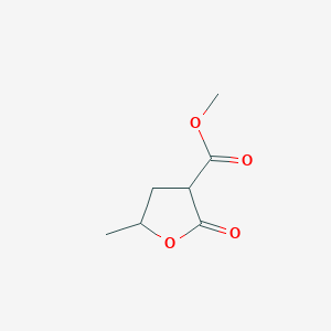 molecular formula C7H10O4 B13833441 Methyl 5-methyl-2-oxotetrahydrofuran-3-carboxylate 