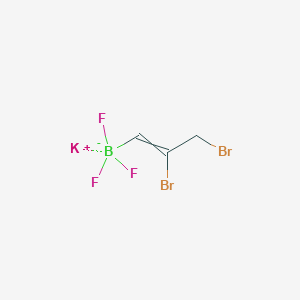 molecular formula C3H3BBr2F3K B13833449 Potassium;2,3-dibromoprop-1-enyl(trifluoro)boranuide 