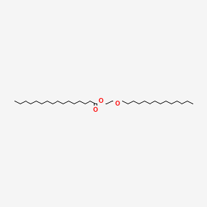 molecular formula C32H64O3 B13833506 2-(Tetradecyloxy)ethyl palmitate CAS No. 28843-33-6