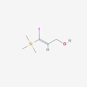 molecular formula C6H13IOSi B13833519 3-Iodo-3-(trimethylsilyl)-2-propen-1-ol 