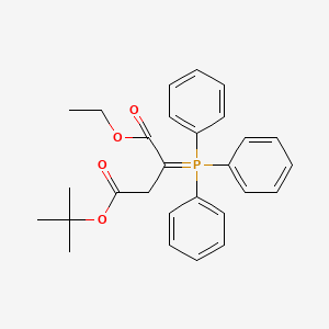 molecular formula C28H31O4P B13833569 Butanedioic acid, 2-(triphenylphosphoranylidene)-, 4-(1,1-dimethylethyl) 1-ethyl ester 