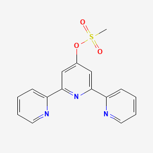 (2,6-dipyridin-2-ylpyridin-4-yl) methanesulfonate