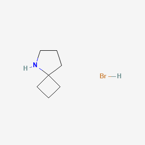 molecular formula C7H14BrN B1383363 氢溴酸5-氮杂螺[3.4]辛烷 CAS No. 1795283-50-9
