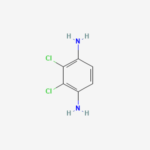 molecular formula C6H6Cl2N2 B13833638 2,3-Dichloro-1,4-benzenediamine CAS No. 110680-94-9