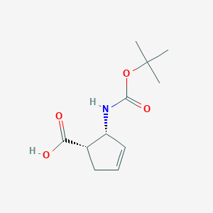 (+/-)-cis-2-(Boc-amino)-3-cyclopentene-1-carboxylic acid