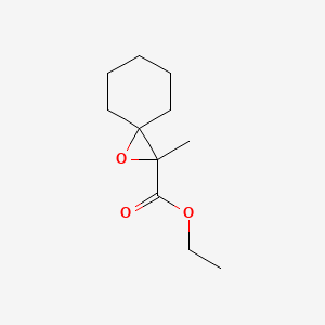 molecular formula C11H18O3 B13833708 Ethyl 2-methyl-1-oxaspiro[2.5]octane-2-carboxylate CAS No. 31045-09-7