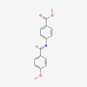 Methyl 4-{[(e)-(4-methoxyphenyl)methylidene]amino}benzoate