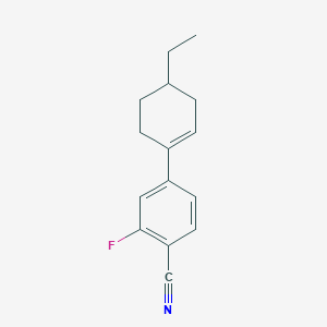 4-(4-Ethyl-1-cyclohexen-1-yl)-2-fluorobenzonitrile