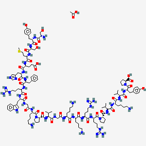 molecular formula C138H214N40O33S B1383374 Tetracosactrin acetate CAS No. 60189-34-6