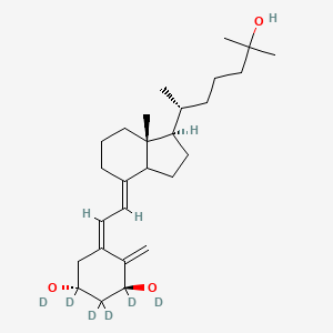 (6R)-6-[(1R,4E,7aR)-7a-methyl-4-[(2Z)-2-[(3S,5R)-3,4,4,5-tetradeuterio-3,5-dideuteriooxy-2-methylidenecyclohexylidene]ethylidene]-2,3,3a,5,6,7-hexahydro-1H-inden-1-yl]-2-methylheptan-2-ol