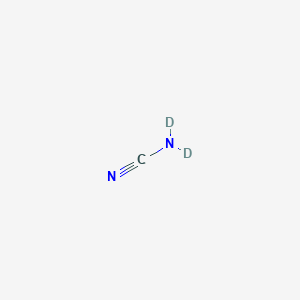 molecular formula CH2N2 B13833823 Cyanamide-D2 