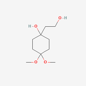 molecular formula C10H20O4 B13833831 Campsiketalin 