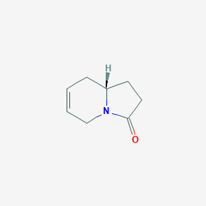 molecular formula C8H11NO B13833852 3(2H)-Indolizinone,1,5,8,8a-tetrahydro-,(8aS)-(9CI) 