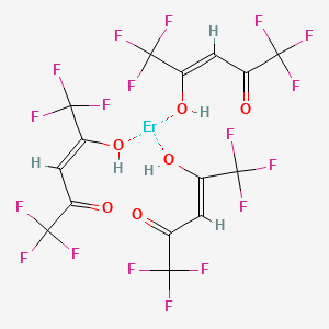 molecular formula C15H6ErF18O6 B13833868 Erbium; 1,1,1,5,5,5-hexafluoropentane-2,4-dione 