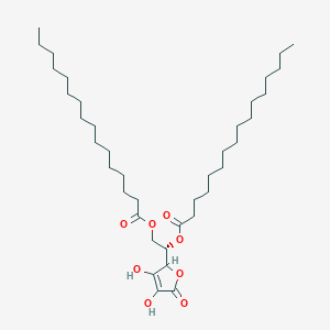 (1S)-1-(3,4-dihydroxy-5-oxo-2,5-dihydrofuran-2-yl)ethane-1,2-diyl dipalmitate