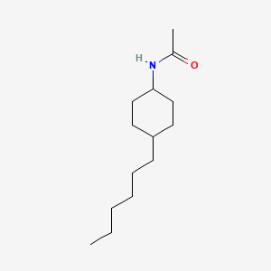 Acetamide, N-(4-hexyl-1-cyclohexyl)-