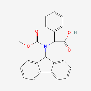 molecular formula C23H19NO4 B13833933 Fmoc-dl-(phenyl)gly-oh 