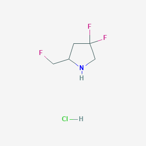 4,4-Difluoro-2-(fluoromethyl)pyrrolidine;hydrochloride