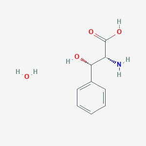 molecular formula C9H13NO4 B13833980 D-3-Phenylserine monohydrate 