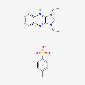 1,3-Diethyl-2-methyl-1H-imidazo[4,5-b]quinoxalinium toluene-p-sulfonate