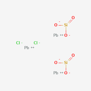 molecular formula Cl2O6Pb3Si2 B13834072 Dioxido(oxo)silane;lead(2+);dichloride CAS No. 39390-00-6