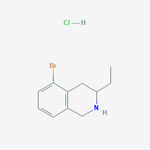 B1383413 5-Bromo-3-ethyl-1,2,3,4-tetrahydroisoquinoline hydrochloride CAS No. 1795427-60-9