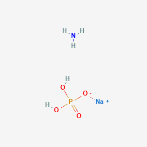 molecular formula H5NNaO4P B13834142 Ammonium sodium hydrogen phosphate 4-hydrate 