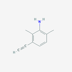 molecular formula C10H11N B13834143 3-Ethynyl-2,6-dimethylaniline CAS No. 474452-22-7