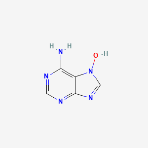 molecular formula C5H5N5O B13834145 adenine 7N-oxide 