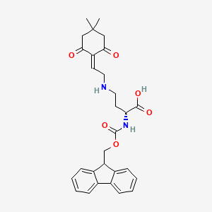 (2R)-4-[2-(4,4-dimethyl-2,6-dioxocyclohexylidene)ethylamino]-2-(9H-fluoren-9-ylmethoxycarbonylamino)butanoic acid