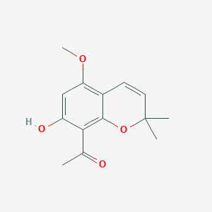 molecular formula C14H16O4 B13834178 Alloevodionol CAS No. 484-18-4