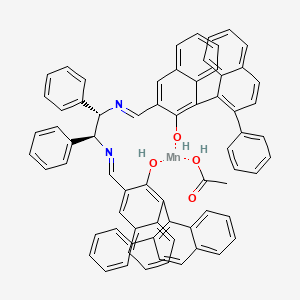 (1S,2S)-N,N'-Bis[(R)-2-hydroxy-2'-phenyl-1,1'-binaphthyl-3-ylmethylene]-1,2-diphenylethylenediaminato Manganese(III) Acetate