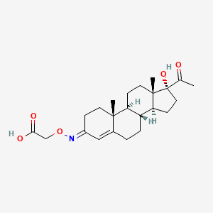 molecular formula C23H33NO5 B13834276 progesterone-17-ol-3-CMO 