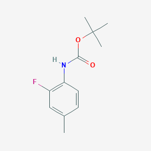 molecular formula C12H16FNO2 B13834328 tert-Butyl (2-fluoro-4-methylphenyl)carbamate 