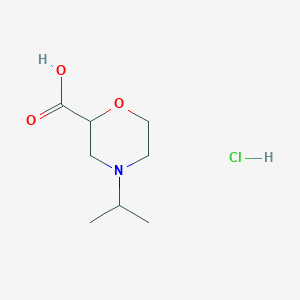 4-(Propan-2-yl)morpholine-2-carboxylic acid hydrochloride