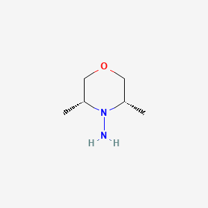 (3R,5S)-3,5-dimethylmorpholin-4-amine