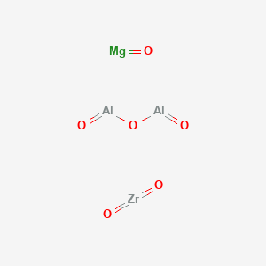 Magnesium aluminum zirconium oxide