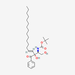 tert-butyl N-[(E,2S,3R)-3-benzoyl-1,3-dihydroxyoctadec-4-en-2-yl]carbamate