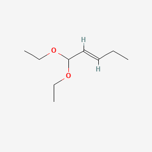 molecular formula C9H18O2 B13834401 1,1-Diethoxy-2-pentene CAS No. 33498-40-7