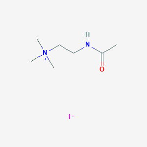 molecular formula C7H17IN2O B13834405 2-Acetamido-N,N,N-trimethylethan-1-aminium iodide CAS No. 3197-12-4