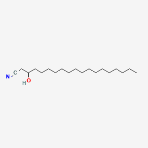 3-Hydroxynonadecanenitrile