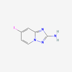 7-Iodo-[1,2,4]triazolo[1,5-a]pyridin-2-ylamine