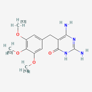 4-Hydroxy Trimethoprim-13C3