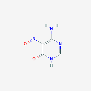 4(1H)-Pyrimidinone, 6-amino-5-nitroso-(9CI)