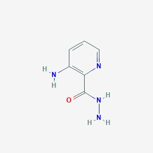 molecular formula C6H8N4O B13834452 3-Aminopyridine-2-carbohydrazide CAS No. 3303-28-4