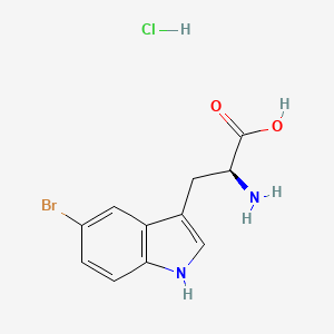 (2S)-2-amino-3-(5-bromo-1H-indol-3-yl)propanoic acid;hydrochloride