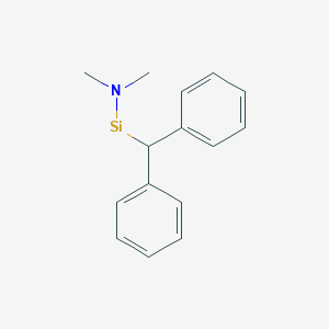 molecular formula C15H17NSi B13834461 Dimethylaminodiphenylmethylsilane 