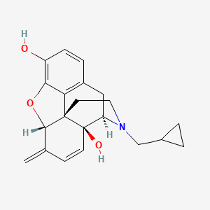 (4R,4aS,7aS,12bS)-3-(cyclopropylmethyl)-7-methylidene-2,4,7a,13-tetrahydro-1H-4,12-methanobenzofuro[3,2-e]isoquinoline-4a,9-diol