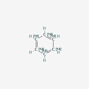 molecular formula C6H6 B13834487 Benzene,labeled withcarbon-14 CAS No. 82049-87-4